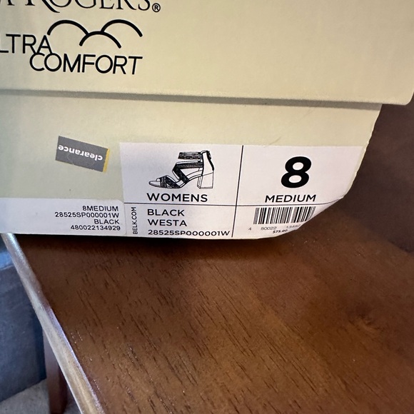 Kim Rogers Black Strappy Heels - Picture 4 of 5